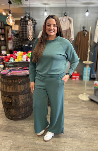 Lounge Layer Scuba Pullover by Zenana-Tops-Zenana-Evergreen Boutique, Women’s Fashion Boutique in Santa Claus, Indiana