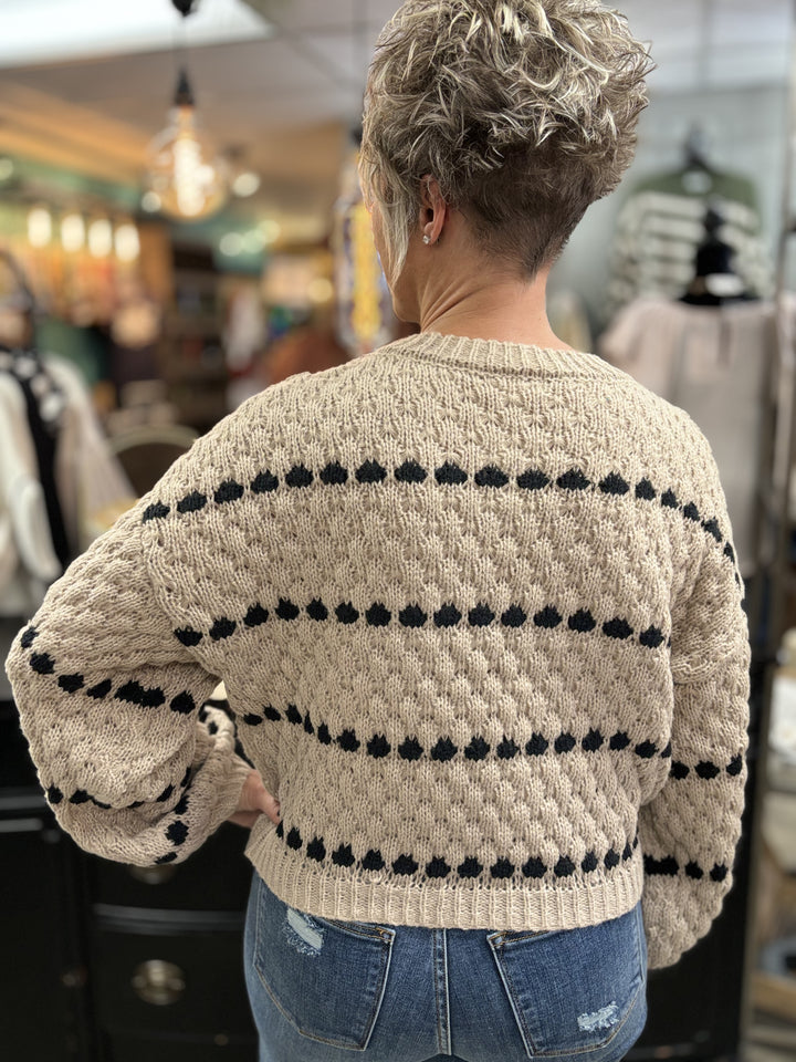 Fireside Sweater-Sweaters-Blu Pepper-Evergreen Boutique, Women’s Fashion Boutique in Santa Claus, Indiana