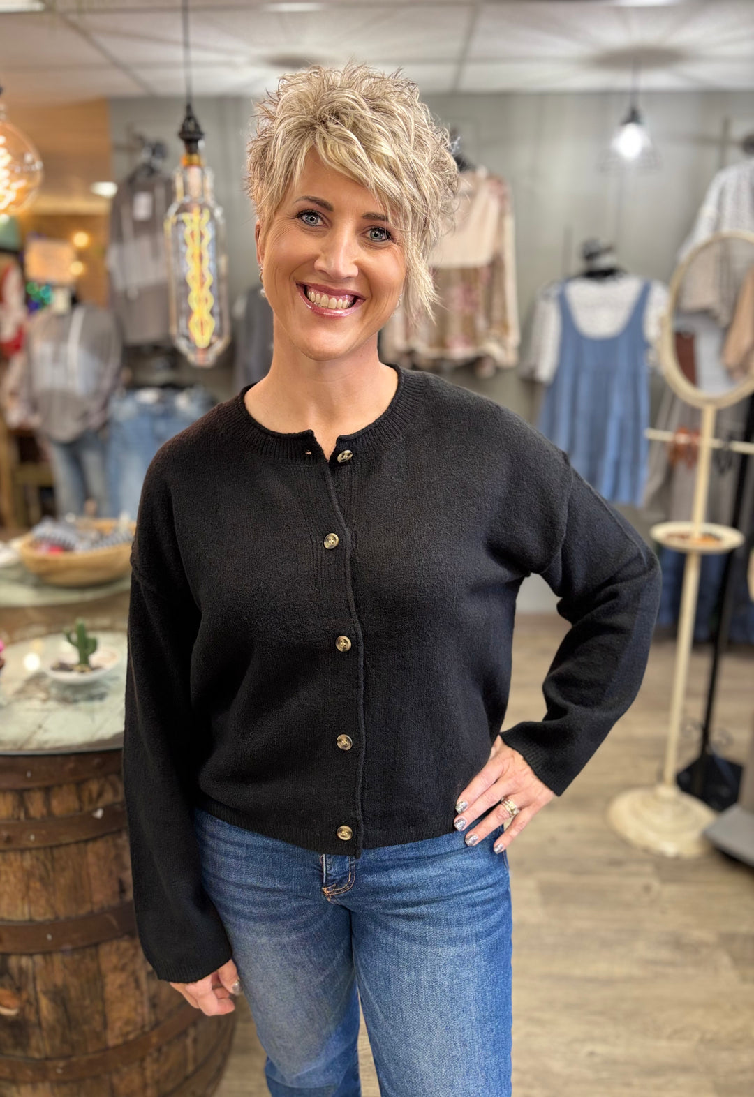 The Jetset Sweater-Tops-Hyfve-Evergreen Boutique, Women’s Fashion Boutique in Santa Claus, Indiana