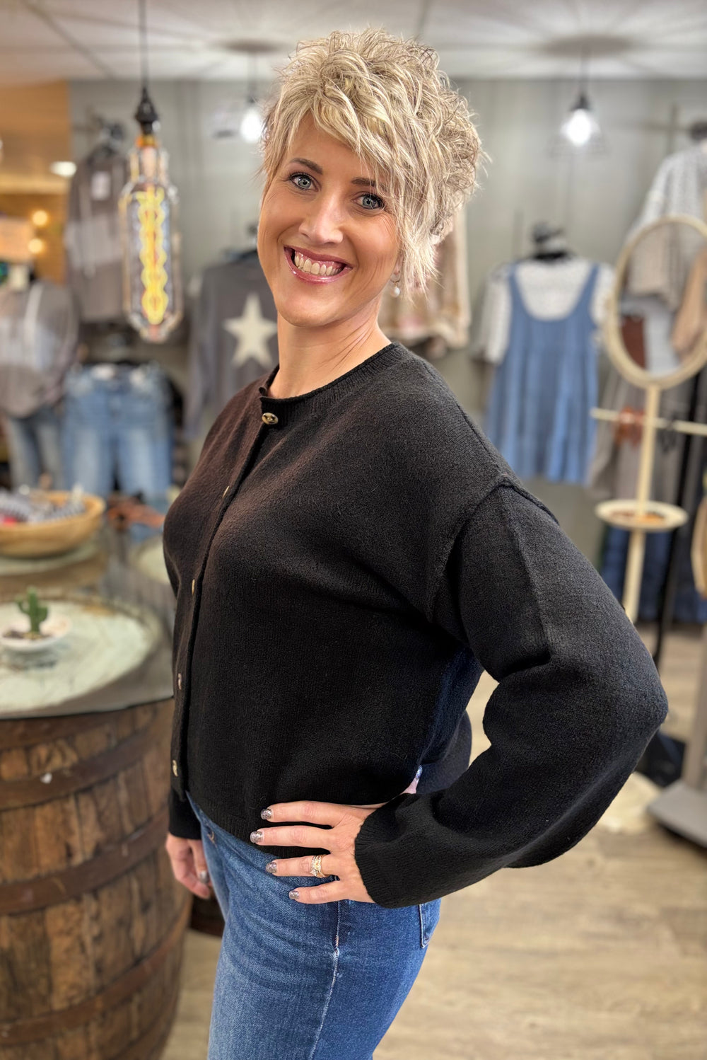 The Jetset Sweater-Tops-Hyfve-Evergreen Boutique, Women’s Fashion Boutique in Santa Claus, Indiana