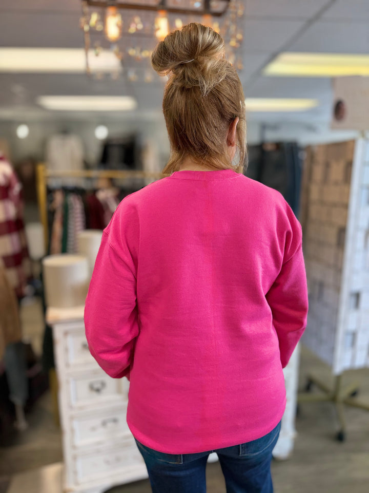 Beloved Pink Valentine Graphic Sweatshirt