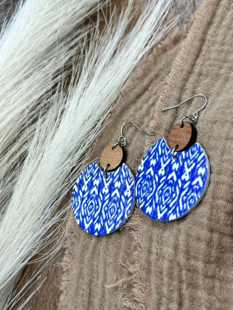 Boutique hot sale leather earrings