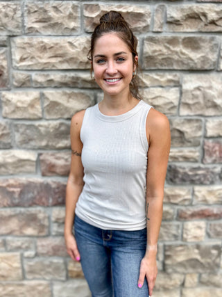 Zenana Ribbed Scoop Neck Tank Top-Tank Tops-Zenana-Evergreen Boutique, Women’s Fashion Boutique in Santa Claus, Indiana