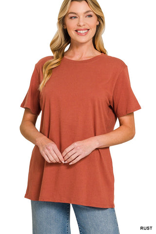 Boyfriend Round Neck Tee