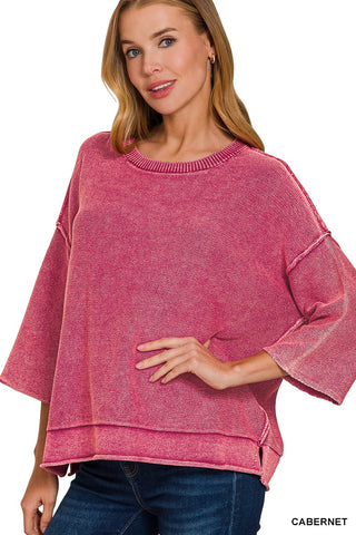 The Monroe 3/4 Sleeve Sweater