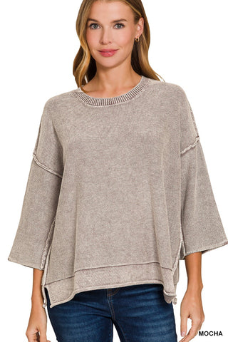 The Monroe 3/4 Sleeve Sweater