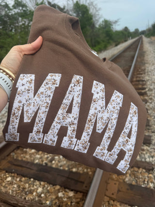 Mama Floral Short Sleeve Tee