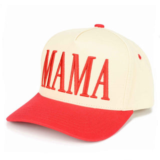 Puff Embroidered Mama Trucker Hat