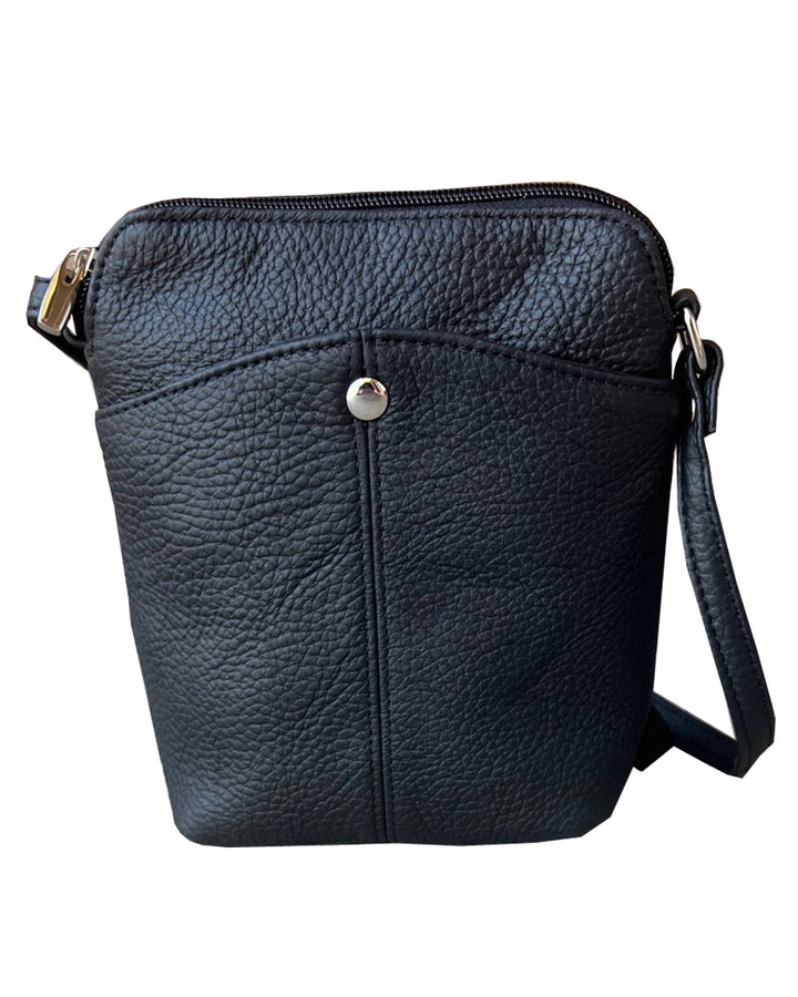 Cowhide Women Mini Crossbody-Handbags-Roma Leathers, Inc.-Evergreen Boutique, Women’s Fashion Boutique in Santa Claus, Indiana