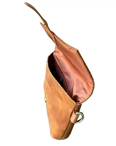 Genuine Leather Crossbody-Handbags-Roma Leathers, Inc.-Evergreen Boutique, Women’s Fashion Boutique in Santa Claus, Indiana