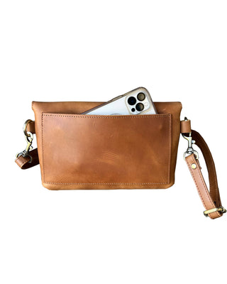 Genuine Leather Crossbody-Handbags-Roma Leathers, Inc.-Evergreen Boutique, Women’s Fashion Boutique in Santa Claus, Indiana