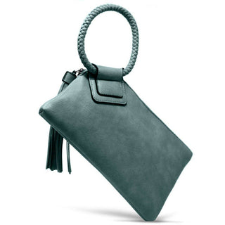 Soft Vegan Leather Wristlet/Clutch