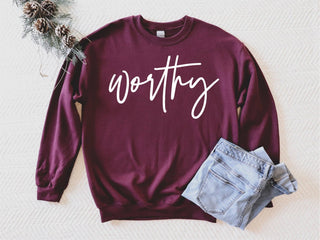Worthy Cozy Graphic Sweatshirt