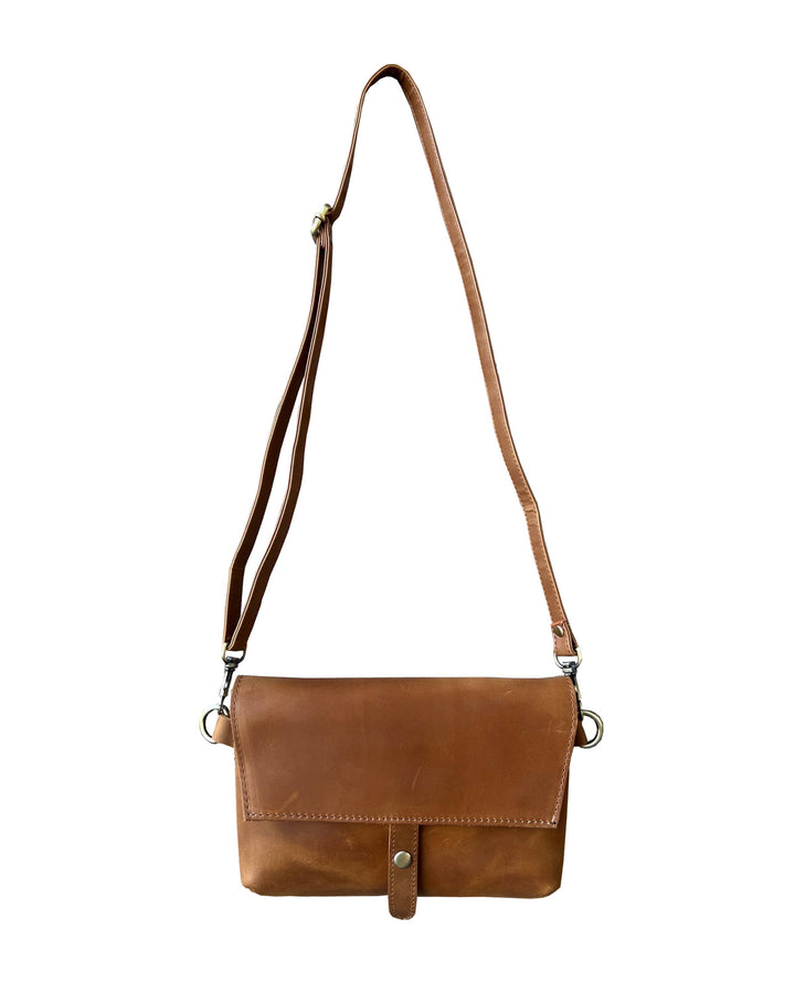 Genuine Leather Crossbody-Handbags-Roma Leathers, Inc.-Evergreen Boutique, Women’s Fashion Boutique in Santa Claus, Indiana