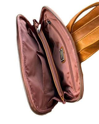 Wax Oil Cowhide Leather Backpack-Handbags-Roma Leathers, Inc.-Evergreen Boutique, Women’s Fashion Boutique in Santa Claus, Indiana