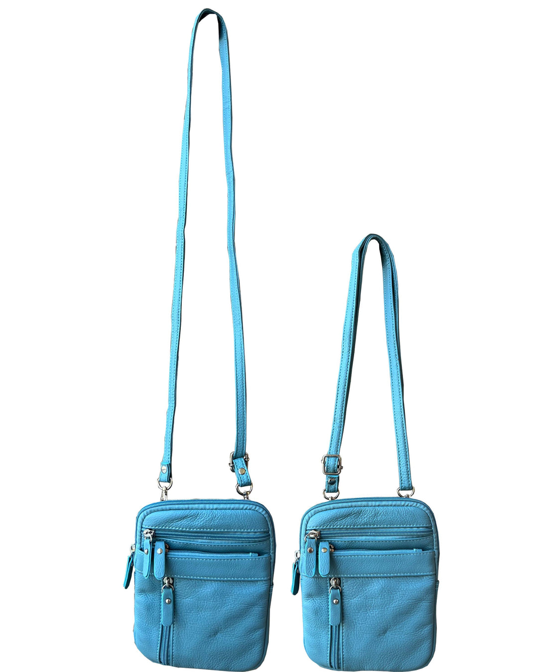 Cowhide Leather Crossbody-Handbags-Roma Leathers, Inc.-Evergreen Boutique, Women’s Fashion Boutique in Santa Claus, Indiana