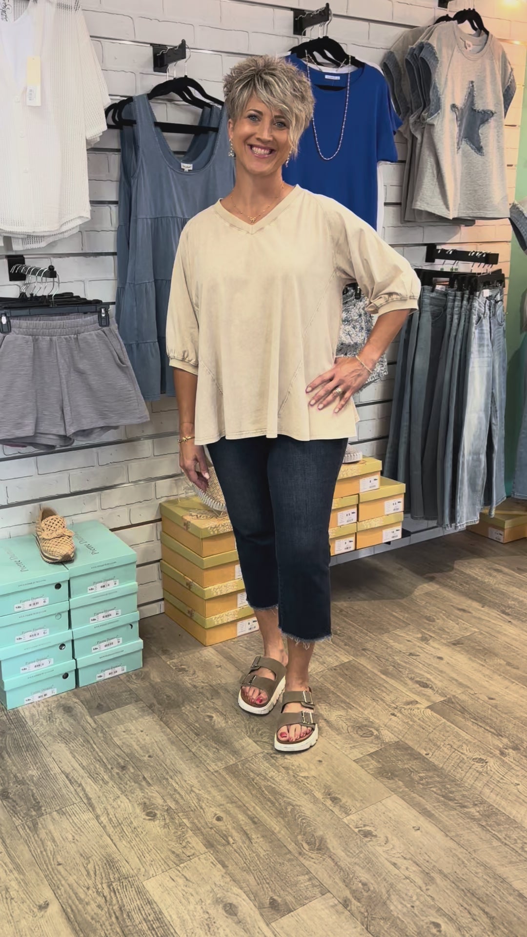 Soft Escape Mineral Wash Top