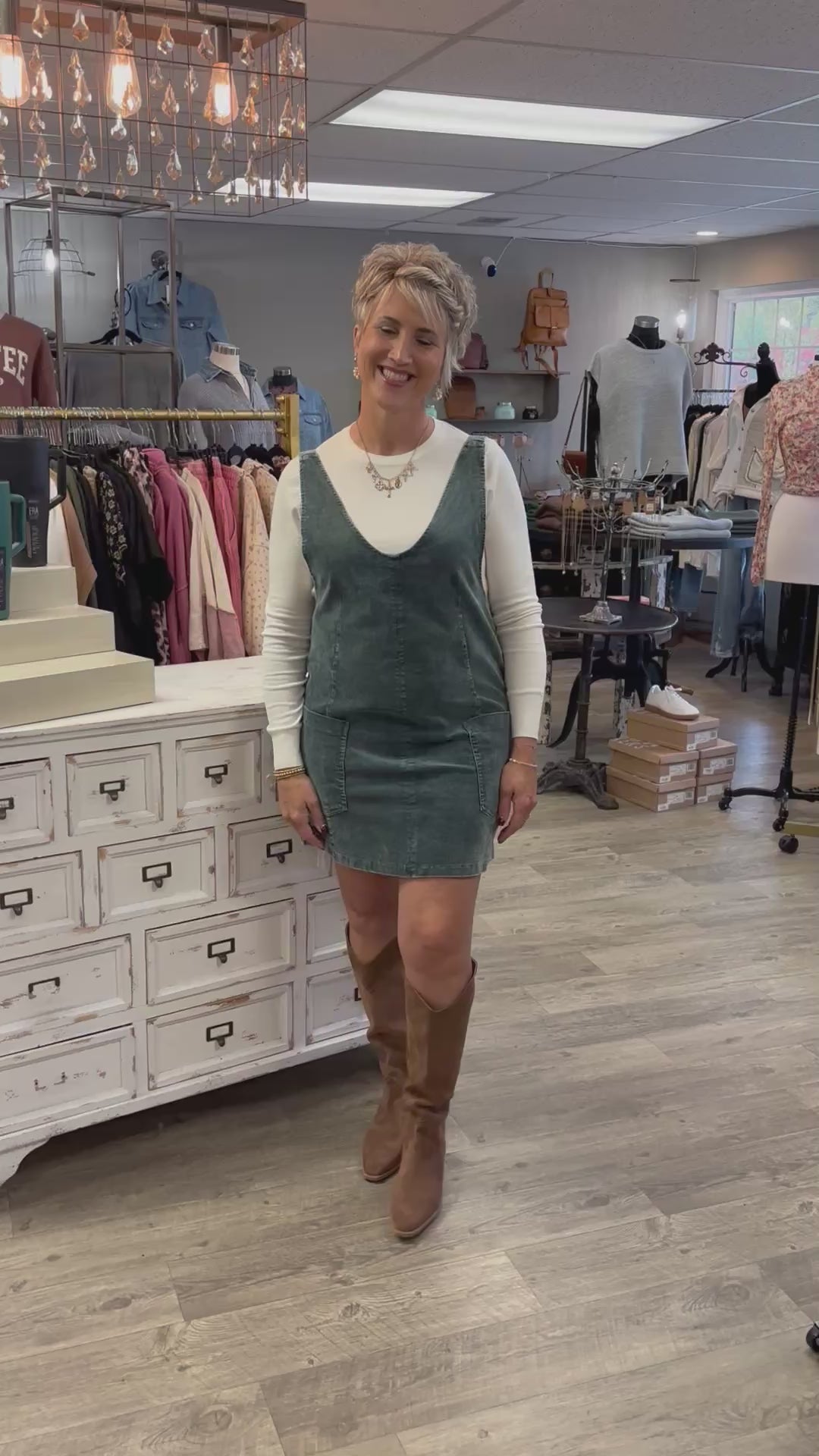 The Corinne Corduroy Dress