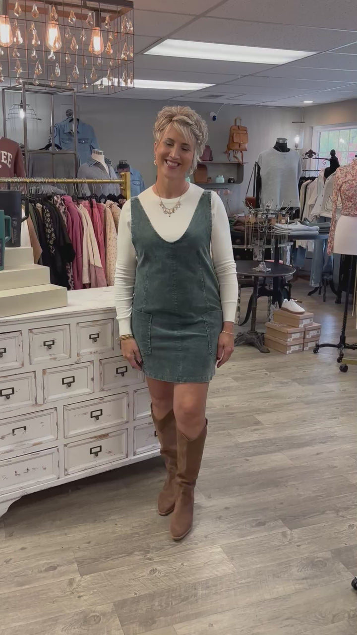 The Corinne Corduroy Dress