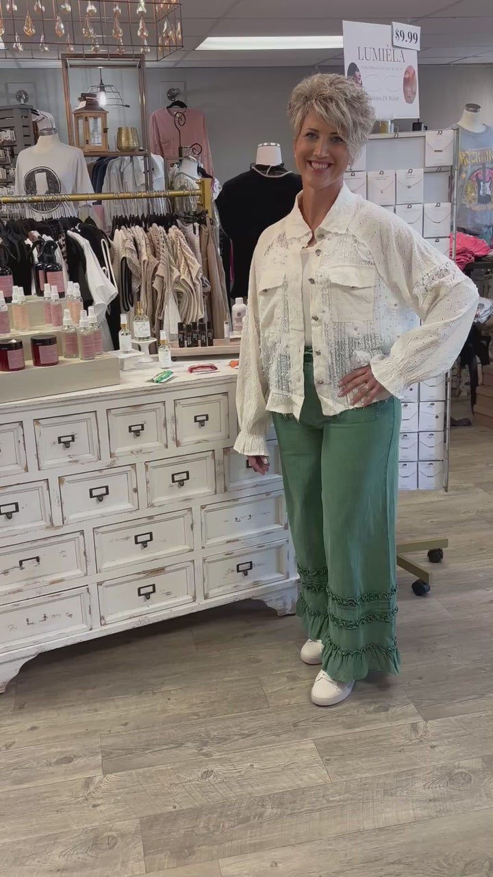 Frill Seeker Tiered Ruffled Pants