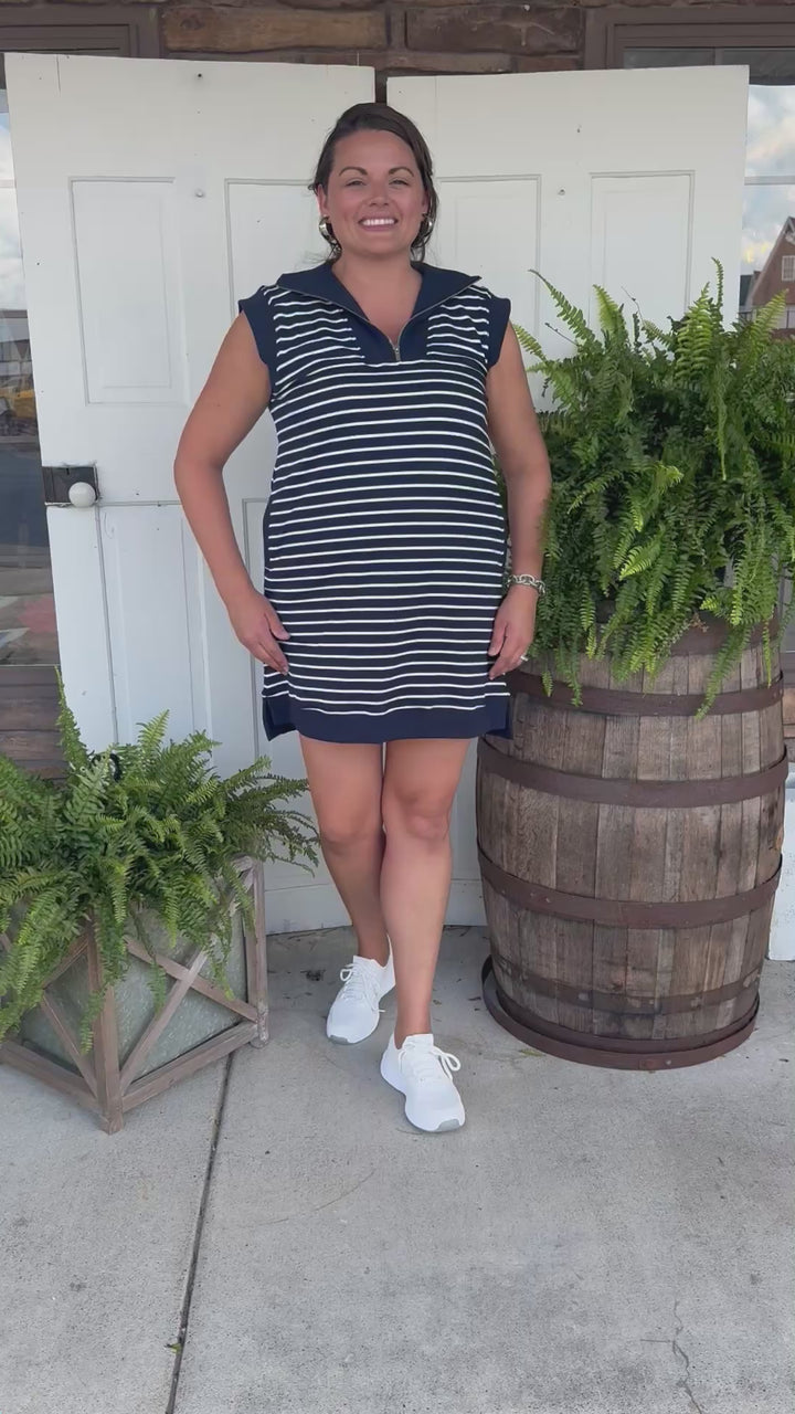 Ainsley Striped Dress