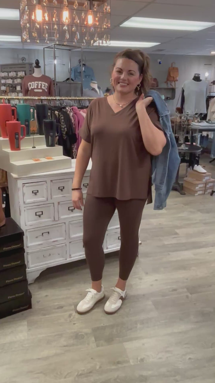 Brushed Microfiber Lounge Set