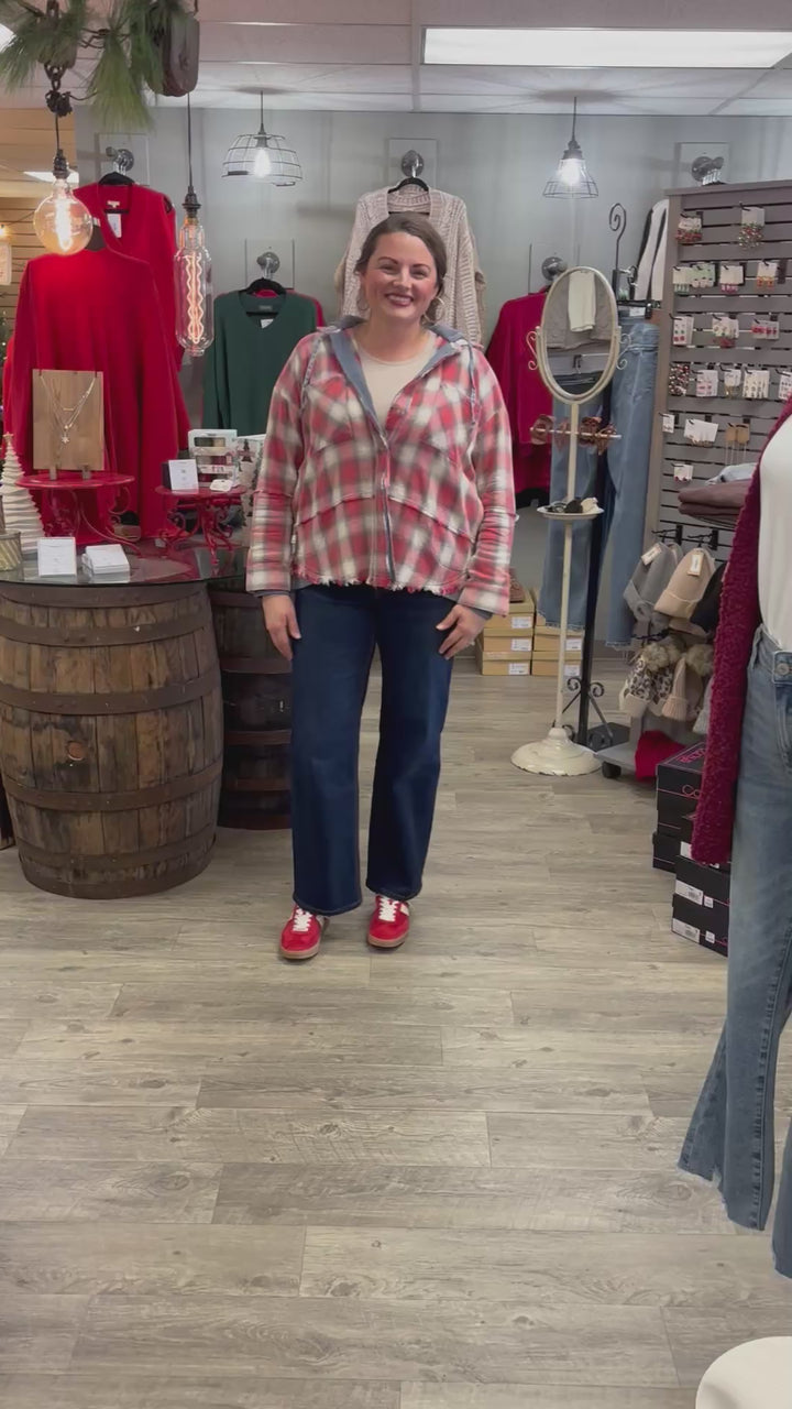 The Wanderer Plaid Hoodie Jacket