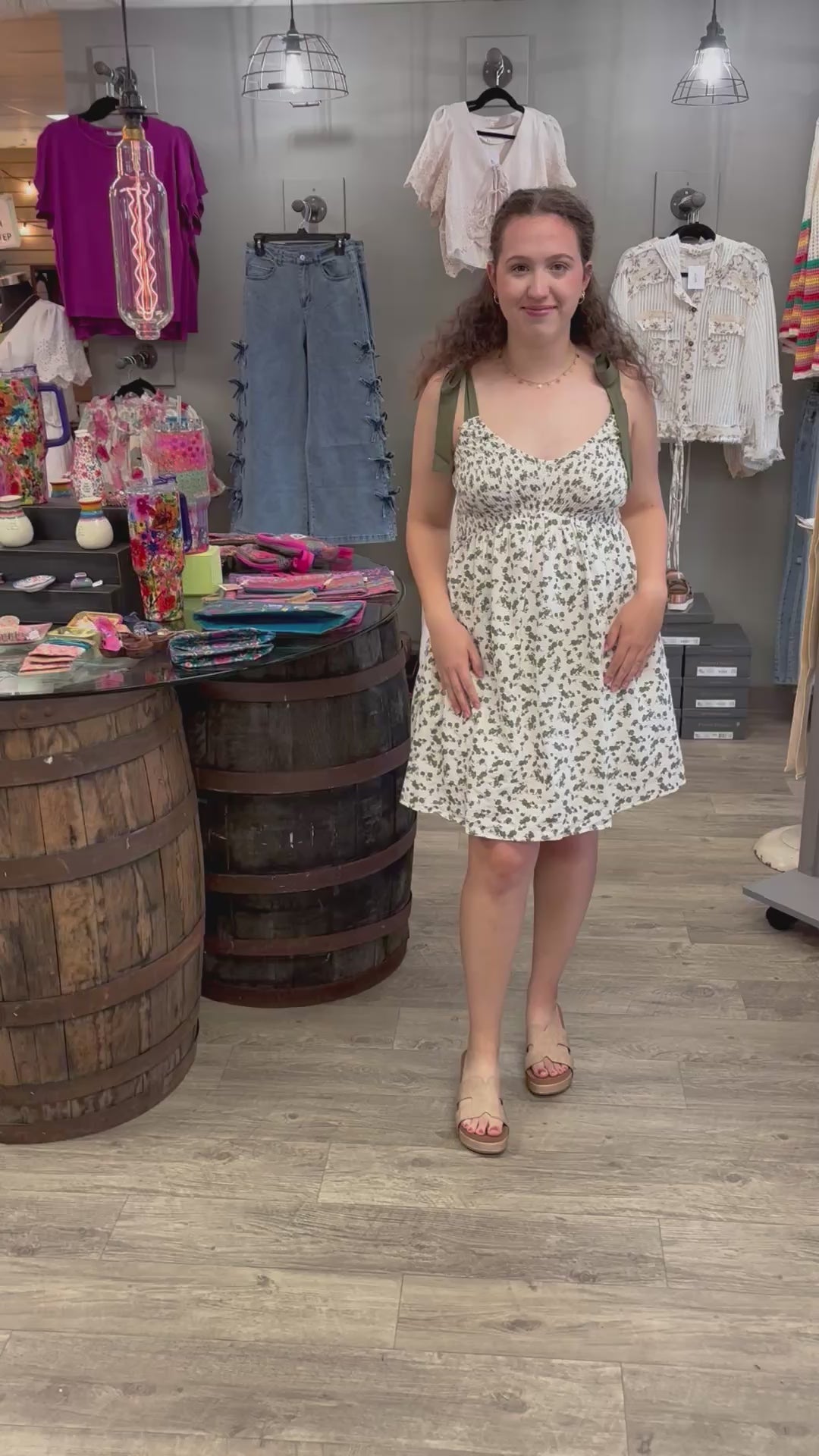 The Esme Floral Tie Dress