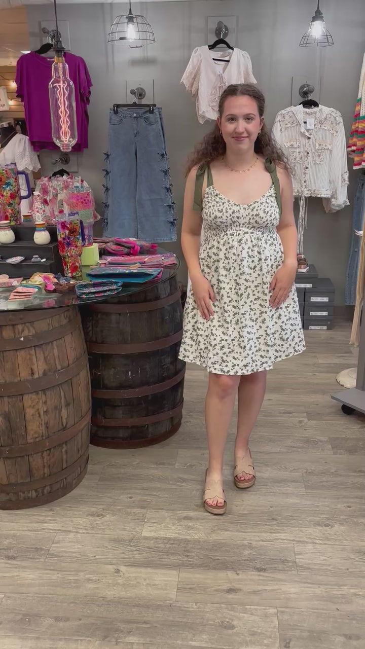 The Esme Floral Tie Dress
